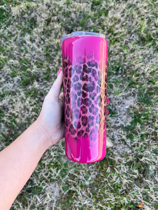 Pink Cheetah Tumbler (original cheetah)