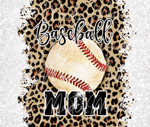 Cheetah Baseball Mom Sublimation Tumbler