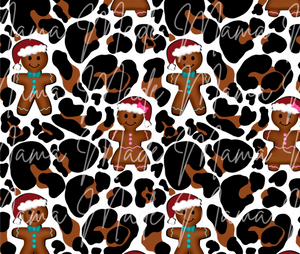 Cheetah Gingerbread Sublimation Tumbler