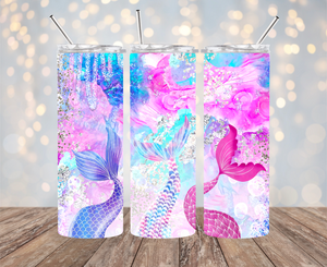 Mermaid Sublimation Tumbler